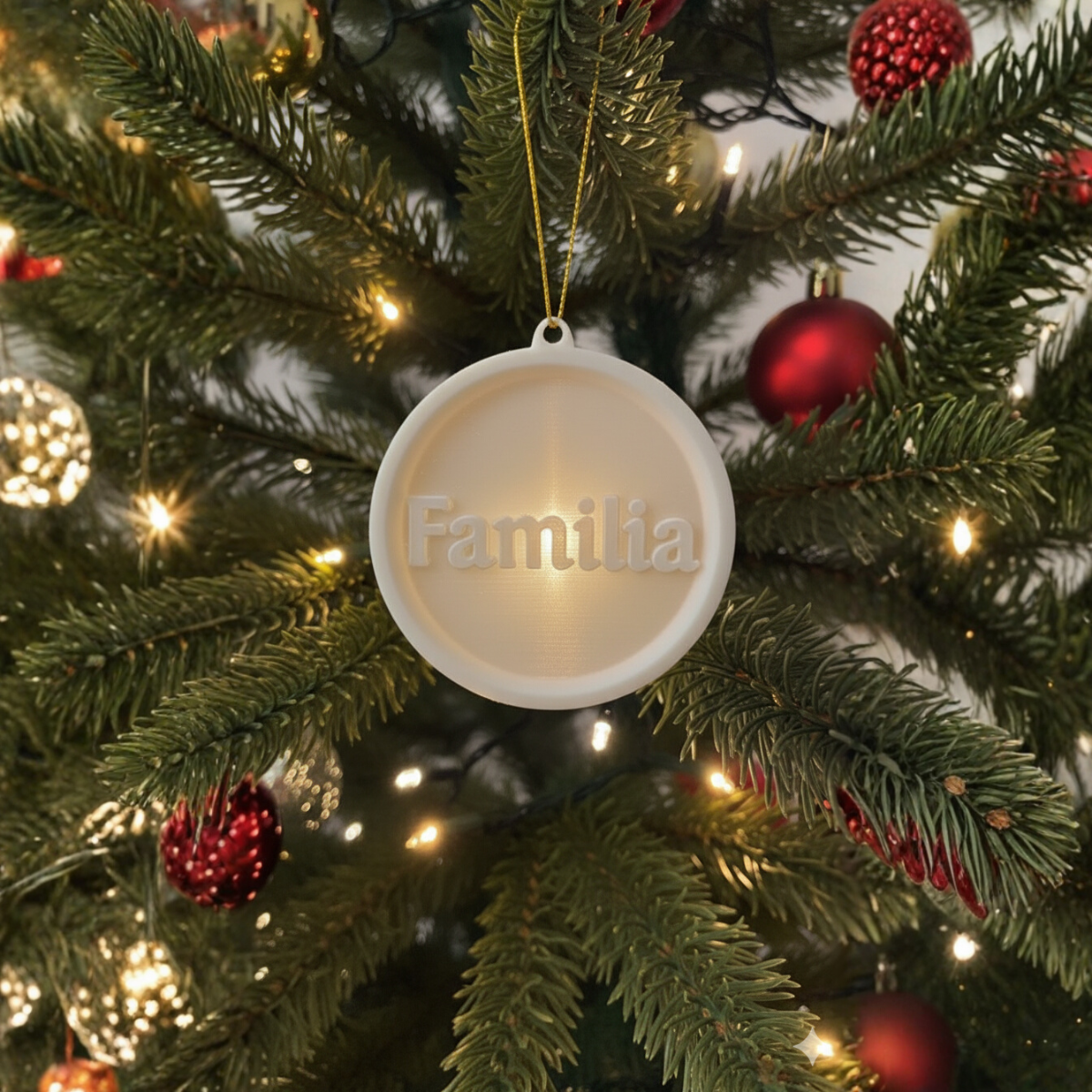 Adorno Navideño Foto Personalizada 3d Litofania -pack X 3und