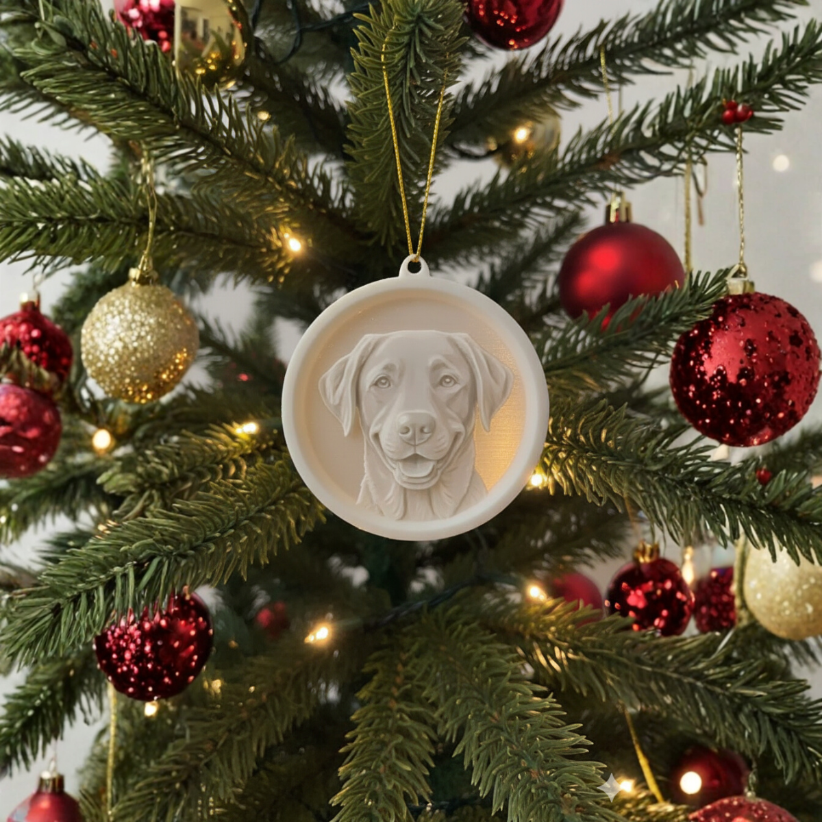 Adorno Navideño Foto Personalizada 3d Litofania -pack X 3und