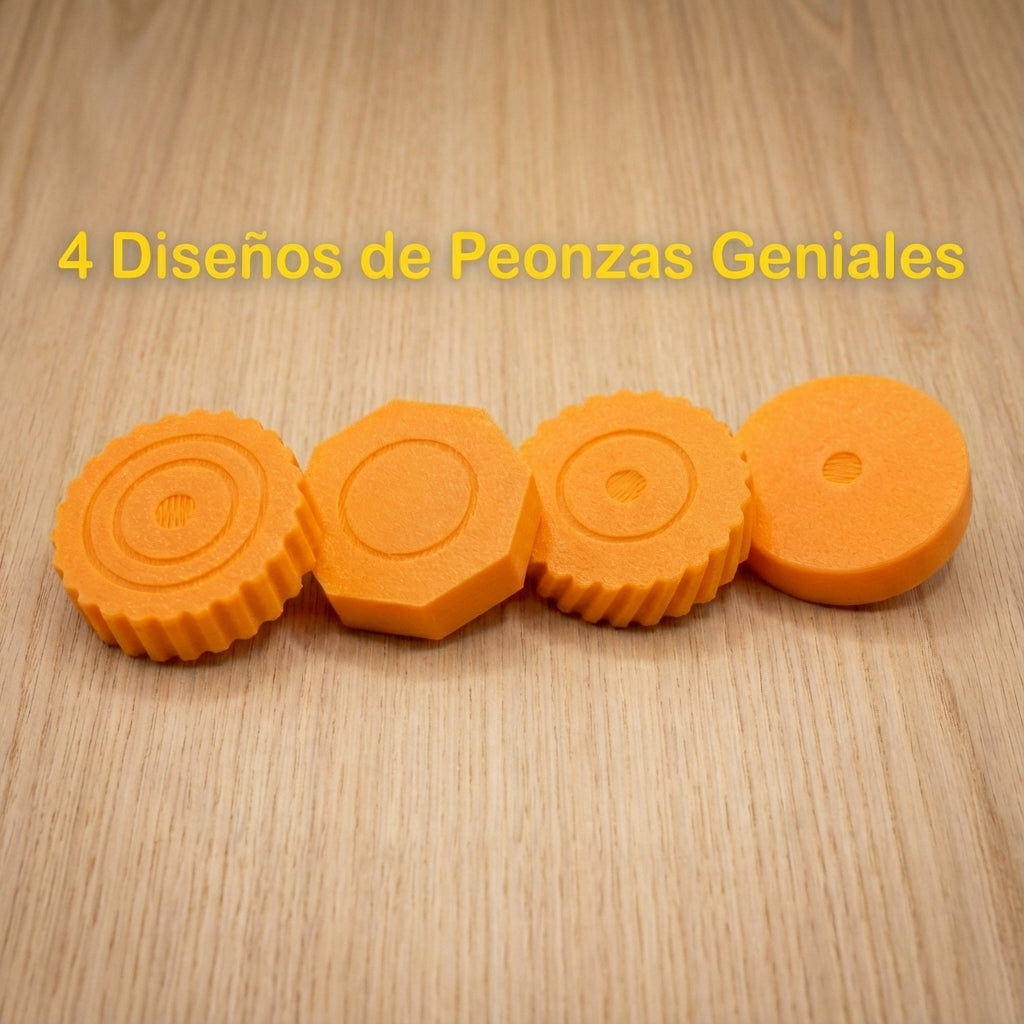 Arena de Combate de Peonzas para 4 Jugadores