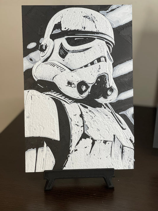 Cuadro en Relieve Stormtrooper – Star Wars 3D