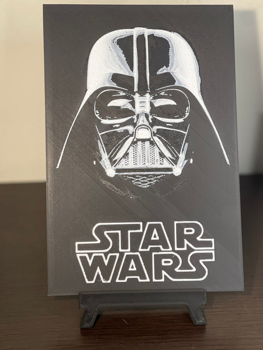 Cuadro en Relieve Darth Vader – Star Wars 3D